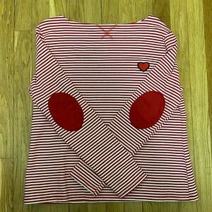 Red and White long sleeve